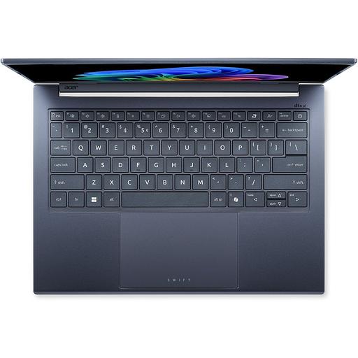Ноутбук Acer Swift Go 14 AI SFG14-75-77RL Intel Core Ultra 7 256V/16Gb/SSD1Tb/14"/OLED/WUXGA/1920x1200/60Hz/NoOS/Blue (NX.JNBCD.008) фото 9