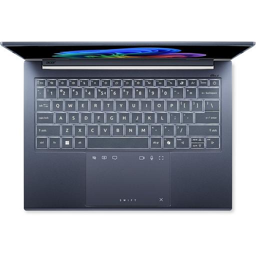 Ноутбук Acer Swift Go 14 AI SFG14-75-77RL Intel Core Ultra 7 256V/16Gb/SSD1Tb/14"/OLED/WUXGA/1920x1200/60Hz/NoOS/Blue (NX.JNBCD.008) фото 10