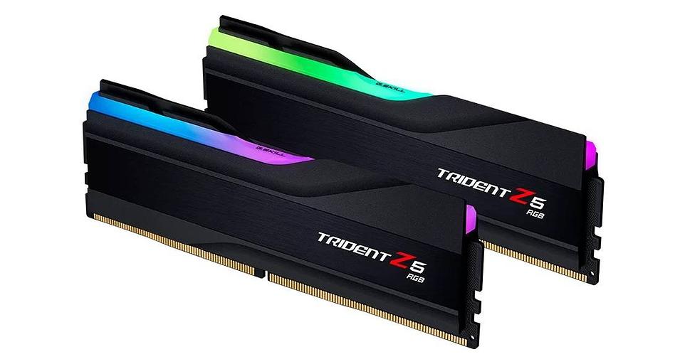 Модуль памяти G.SKILL TRIDENT Z5 RGB 32GB 6000МГц DDR5 CL30 DIMM (Kit of 2x16GB) 1.35V XMP 3.0, Black фото 1