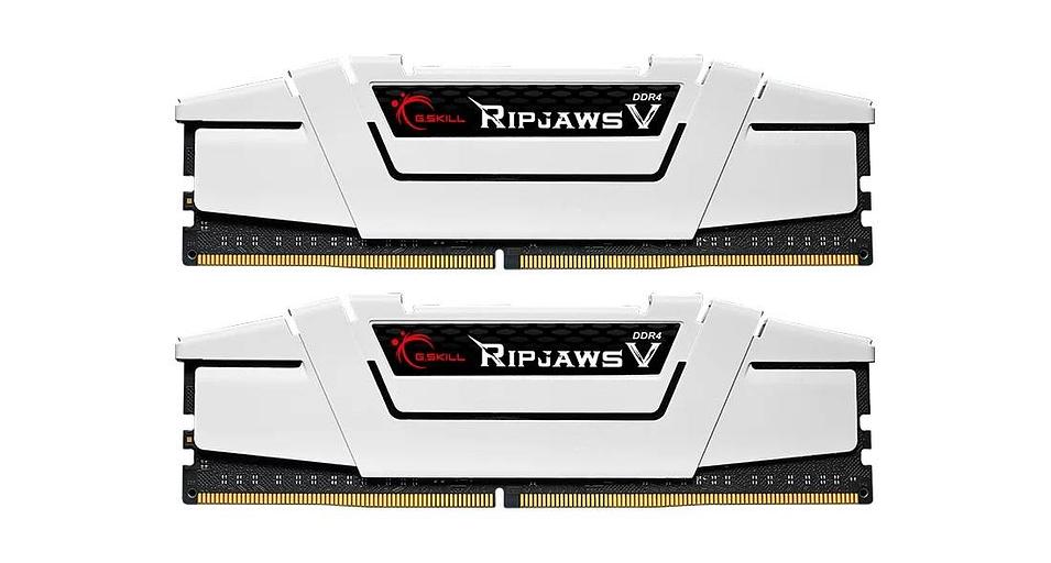 Модуль памяти G.SKILL RIPJAWS V 32GB 3600МГц DDR4 CL18 DIMM (Kit of 2x16GB) 1.35V White фото 1