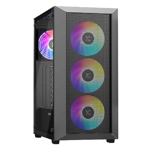 XASTRA Корпус A406 4ARGB Black ATX/Mesh/ tempered glass / 4x120mm ARGB PWM fans/ A406-4FC12A фото 1