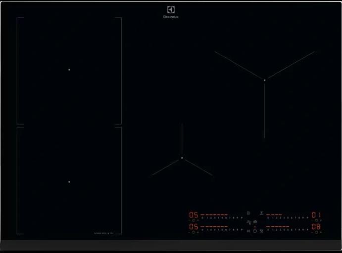 Индукционная варочная поверхность Electrolux EIS77453 черный фото 1