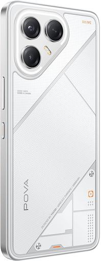 Смартфон Tecno Pova 7 Ultra 5G 256Gb 12Gb белый моноблок 3G 4G 6.8" 1080x2460 Android 14 50Mpix 802.11 a/b/g/n/ac NFC GPS GSM900/1800 Protect фото 4