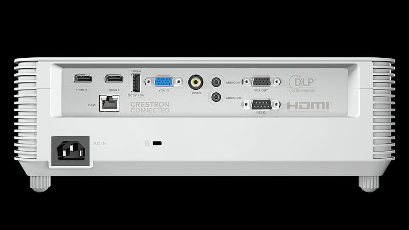 Проектор InFocus [IN0046ST] DLP, WXGA, 4300 lm, 30 000:1, 0.521:1, 2xHDMI 1.4, VGA in/out, Composite Video, 3.5mm in/out, USB-A, RS-232, RJ-45, лампа 15 000ч.(ECO mode), 10W, 27дБ, 2,9 кг, PJ-Link, БЕЛЫЙ фото 2