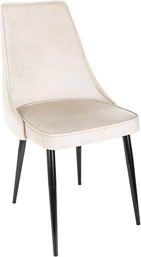 Стул для дома Бюрократ CH-K4 бежевый Holland 06 металл черный на ножках (CH-K4_1/HL07) фото 1