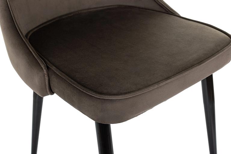 Стул для дома Бюрократ CH-K4_2 комплект 2шт коричневый Holland 74 металл черный на ножках (CH-K4_1/HL74_2) фото 7