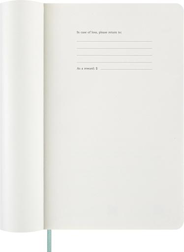 Еженедельник Moleskine PRECIOUS & ETHICAL MAMBA Large 130х210мм обложка экокожа 144стр. бирюзовый фото 2