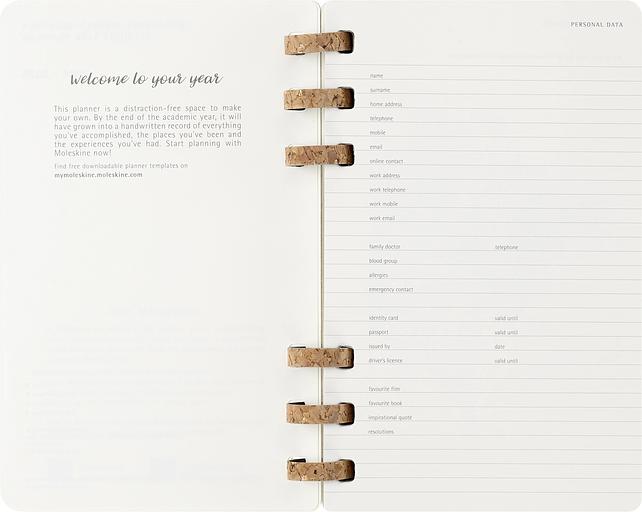 Еженедельник Moleskine SPIRAL Large 130х210мм PP 200стр. спираль черный фото 5