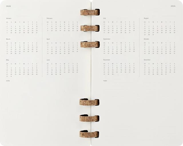 Еженедельник Moleskine SPIRAL Large 130х210мм PP 200стр. спираль черный фото 6