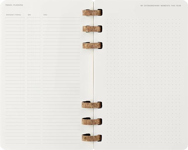 Еженедельник Moleskine SPIRAL Large 130х210мм PP 200стр. спираль черный фото 7