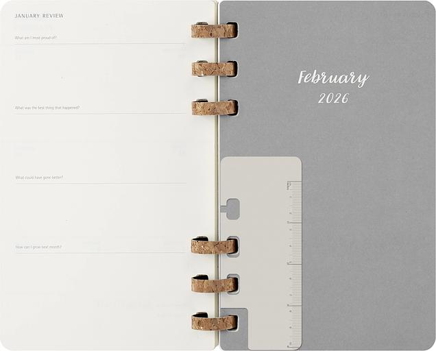 Еженедельник Moleskine SPIRAL Large 130х210мм PP 200стр. спираль черный фото 10