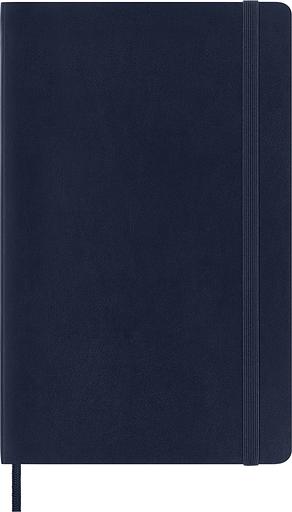 Блокнот Moleskine CLASSIC SOFT QP617B20 Large 130х210мм 192стр. клетка мягкая обложка синий сапфир фото 2