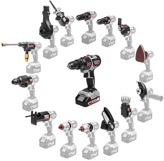 Дрель-шуруповерт Интерскол ММ-18В МультиМАКС аккум. патрон:быстрозажимной (755.0.0.40) фото 8