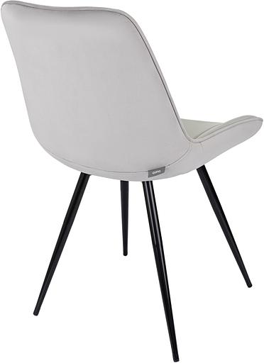 Стул для дома Бюрократ CH-K2 св.серый Holland 09 металл черный на ножках (CH-K2_1/HL09) фото 5