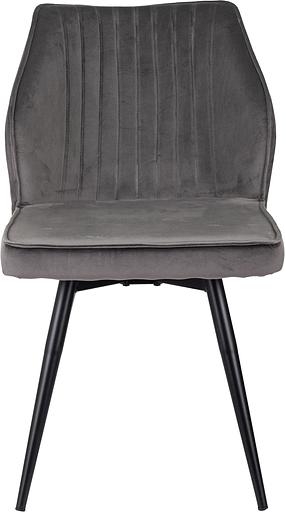 Стул для дома Бюрократ CH-K5_SP с повор.мех. т.серый Holland 18 металл черный на ножках (CH-K5_1/SP/HL18) фото 2