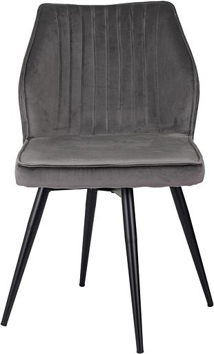 Стул для дома Бюрократ CH-K5_SP с повор.мех. т.серый Holland 18 металл черный на ножках (CH-K5_1/SP/HL18) фото 6