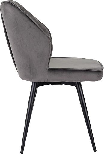 Стул для дома Бюрократ CH-K5_SP с повор.мех. т.серый Holland 18 металл черный на ножках (CH-K5_1/SP/HL18) фото 7