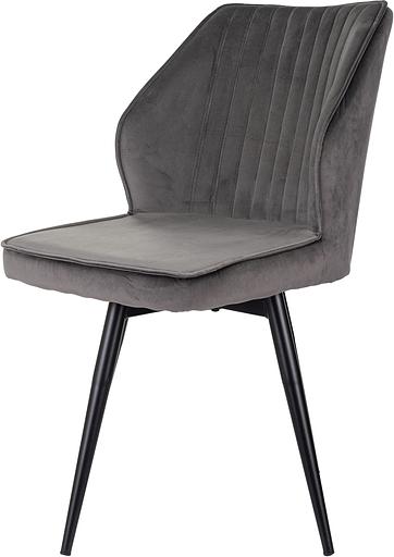 Стул для дома Бюрократ CH-K5_SP_2 с повор.мех. комплект 2шт т.серый Holland 18 металл черный на ножках (CH-K5_1/SP/HL18_2) фото 5