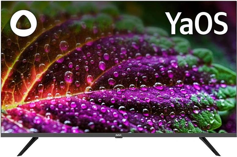 Телевизор QLED BBK 43" 43LED-9220/UTS2C (B) Яндекс.ТВ Frameless черный 4K Ultra HD 60Hz DVB-T2 DVB-C DVB-S2 USB WiFi Smart TV (RUS) фото 1