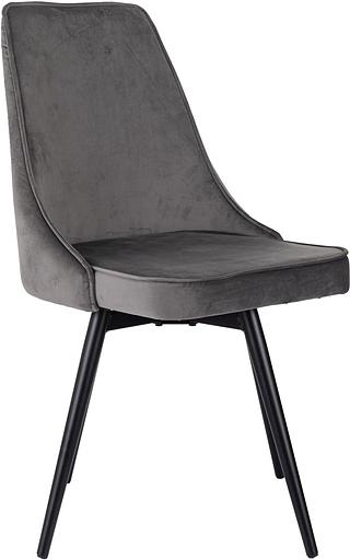 Стул для дома Бюрократ CH-K4_SP_2 с повор.мех. комплект 2шт т.серый Holland 18 металл черный на ножках (CH-K4_1/SP/HL18_2) фото 4