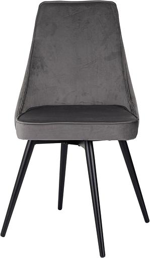 Стул для дома Бюрократ CH-K4_SP_2 с повор.мех. комплект 2шт т.серый Holland 18 металл черный на ножках (CH-K4_1/SP/HL18_2) фото 7