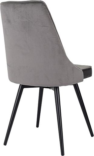 Стул для дома Бюрократ CH-K4_SP_2 с повор.мех. комплект 2шт т.серый Holland 18 металл черный на ножках (CH-K4_1/SP/HL18_2) фото 9