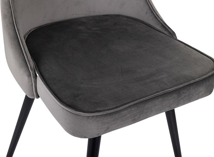 Стул для дома Бюрократ CH-K4_SP_2 с повор.мех. комплект 2шт т.серый Holland 18 металл черный на ножках (CH-K4_1/SP/HL18_2) фото 10