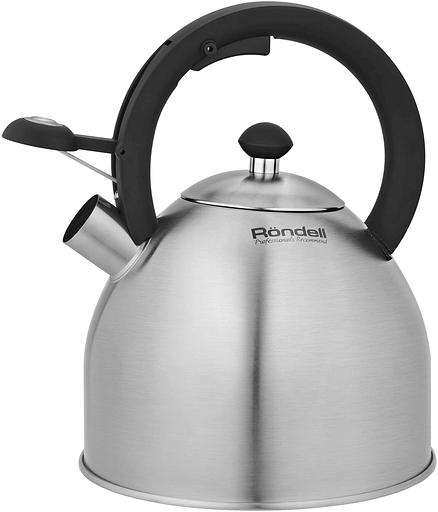Чайник металлический Rondell Cassia RDS-1886 3.0л. стальной фото 3
