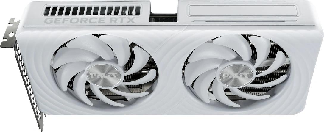 Видеокарта Palit PCI-E 5.0 PA-RTX5060TI WHITE OC NVIDIA GeForce RTX 5060TI 16Gb 128bit GDDR7 2407/28000 HDMIx1 DPx3 HDCP Ret фото 5