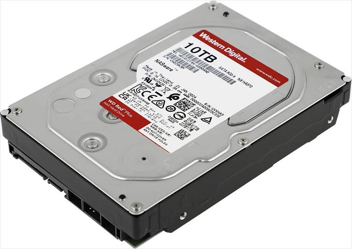 Жесткий диск SATA 10TB 6GB/S 512MB RED PLUS WD100EFGX WDC фото 1