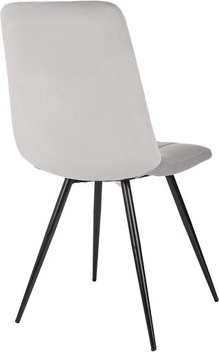 Стул для дома Бюрократ CH-K6_4 комплект 4шт св.серый Holland 09 металл черный на ножках (CH-K6_1/HL09_4) фото 6