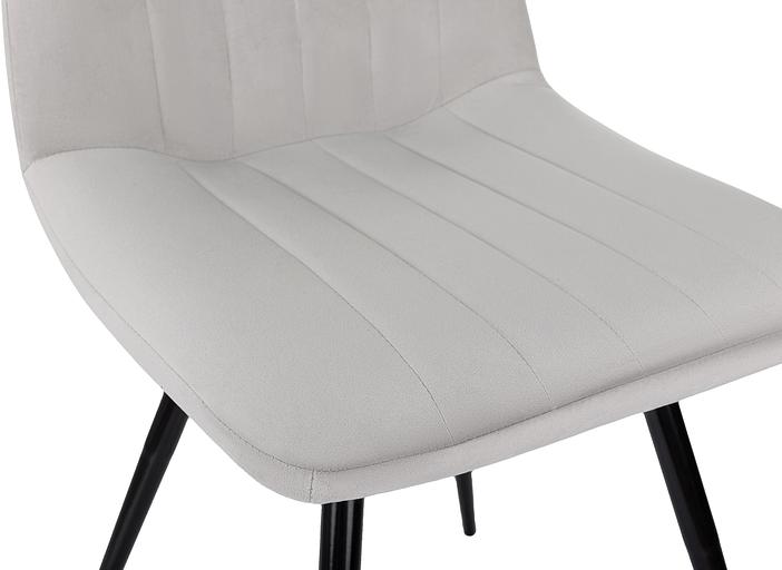 Стул для дома Бюрократ CH-K6_4 комплект 4шт св.серый Holland 09 металл черный на ножках (CH-K6_1/HL09_4) фото 7