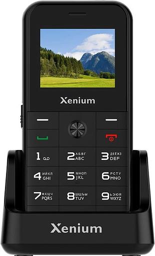 Мобильный телефон Xenium X718 черный моноблок 2Sim 1.77" 128x160 Spreadtrum ThreadX RTOS 0.3Mpix GSM900/1800 MP3 фото 1
