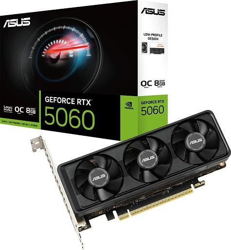Видеокарта Asus PCI-E 4.0 RTX5060-O8G-LP-BRK NVIDIA GeForce RTX 5060 8Gb 128bit GDDR7 2550/28000 HDMIx1 DPx3 HDCP Ret фото 10