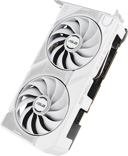 Видеокарта Asus PCI-E 5.0 DUAL-RTX5060-O8G-WHITE NVIDIA GeForce RTX 5060 8Gb 128bit GDDR7 2602/28000 HDMIx1 DPx3 HDCP Ret фото 7