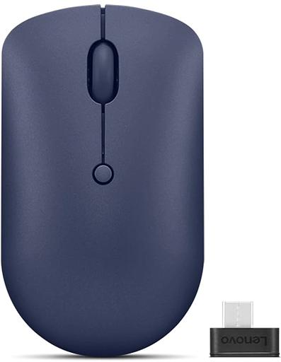 Мышь Lenovo 540 USB-C Wireless Compact темно-синий оптическая 2400dpi беспров. BT/Radio USB (GY51D20871) фото 1