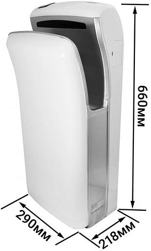 Сушилка для рук Puff 1401.403 1.2Вт белый фото 5