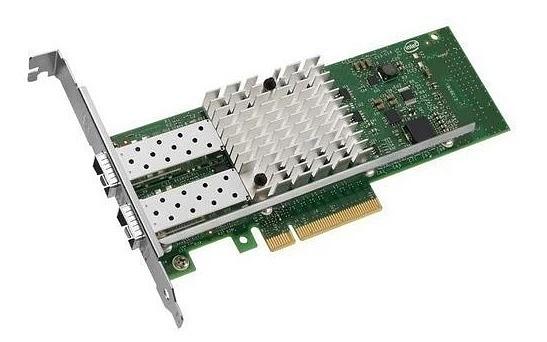 Сетевой адаптер Intel Ethernet Server Adapter X520-DA2 10Gb Dual Port, SFP+, transivers no included, LP and FH brackets included, bulk, (analog E10G42BTDABLK) 1 year фото 1