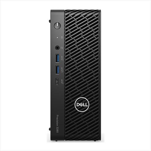 Компьютер Dell Precision 3280 Compact Workstation Core i7-14700 (2,1GHz) 16GB (1x16GB) DDR5, 512GB SSD, Nvidia RTX A400, 4GB GDDR6, No Optical Drive, Linux Ubuntu, 1YW фото 1