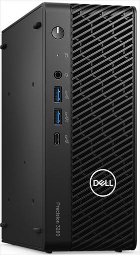Компьютер Dell Precision 3280 Compact Workstation Core i7-14700 (2,1GHz) 16GB (1x16GB) DDR5, 512GB SSD, Nvidia RTX A400, 4GB GDDR6, No Optical Drive, Linux Ubuntu, 1YW фото 2