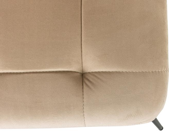 Стул для дома Бюрократ CH-K1 бежевый Holland 06 металл черный на ножках (CH-K1_1/HL07) фото 6