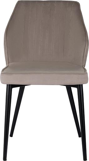 Стул для дома Бюрократ CH-K5_2 комплект 2шт т.бежевый Holland 61 металл черный на ножках (CH-K5_1/HL61_2) фото 3