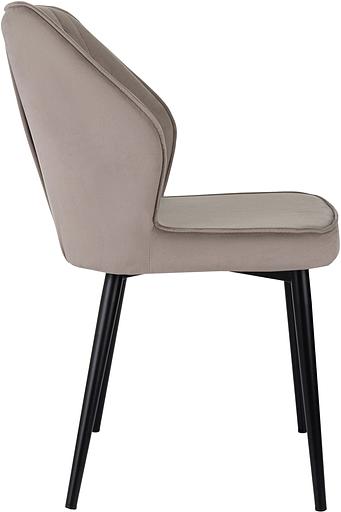 Стул для дома Бюрократ CH-K5_2 комплект 2шт т.бежевый Holland 61 металл черный на ножках (CH-K5_1/HL61_2) фото 5