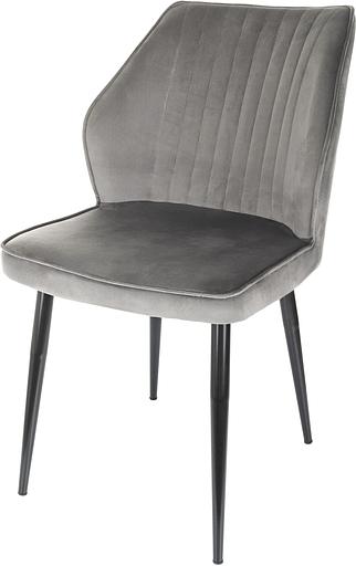 Стул для дома Бюрократ CH-K5_2 комплект 2шт т.серый Holland 18 металл черный на ножках (CH-K5_1/HL18_2) фото 3