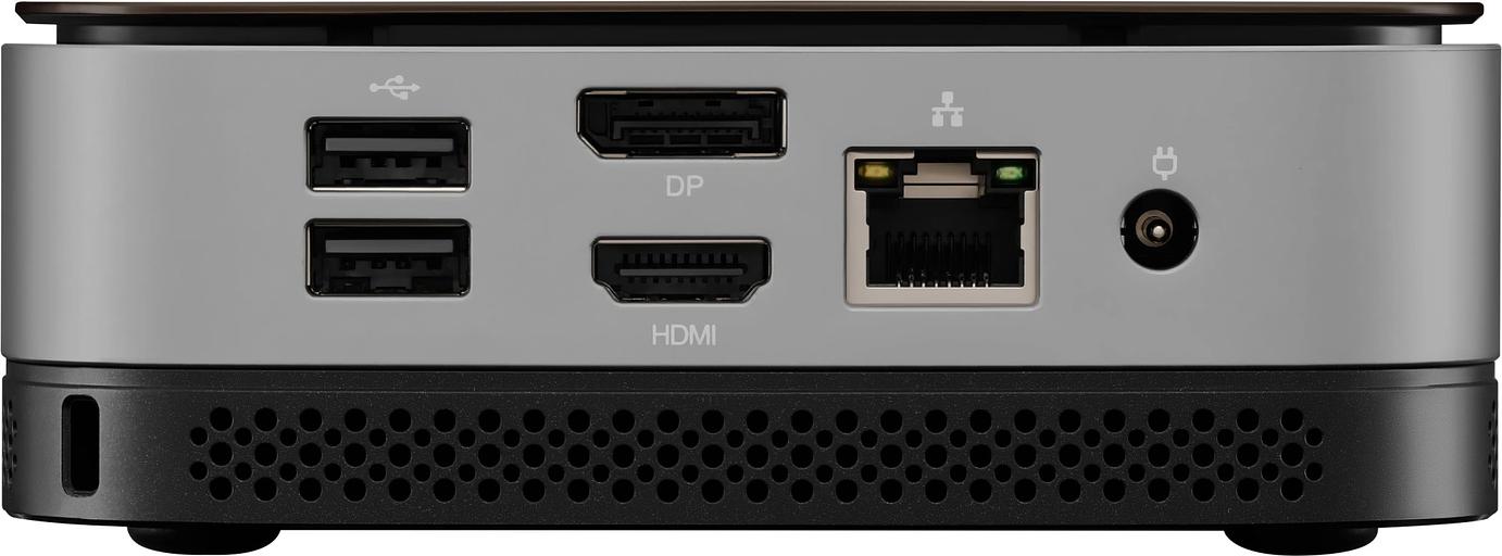 ПК Мини Osio BaseLine B51i-003 N100 (0.8) 8Gb SSD256Gb UHDG Windows 11 Pro 64 GbitEth WiFi BT 24W коричневый/серебристый фото 5