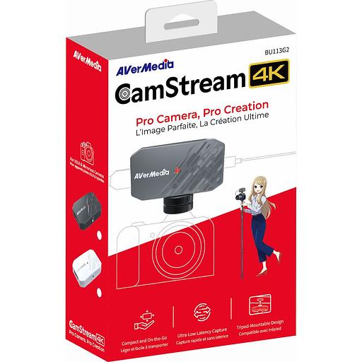 Устройство видеозахвата внешнее AVER Media CamStream 4K, BU113 G2, RTL фото 6