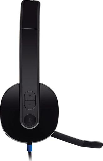 Наушники с микрофоном Logitech H540 черный 1.8м накладные USB оголовье (981-000481) фото 2