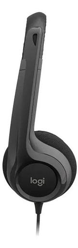 Наушники с микрофоном Logitech H390 черный 1.9м накладные USB оголовье (981-001577) фото 3