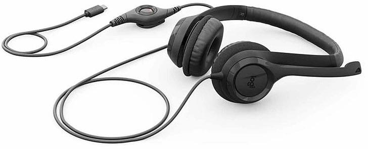 Наушники с микрофоном Logitech H390 черный 1.9м накладные USB оголовье (981-001577) фото 6