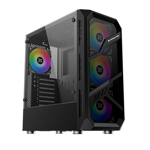 Корпус Xigmatek Lamiya EN40016 ATX, USB3.0x1+USB2.0x2, Front & Left TG, 4PCS X24A Fan, Galaxy II Fan Control Box & Remote (748113) фото 1